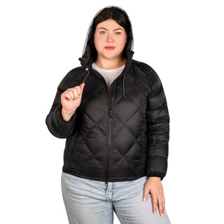 Foto 5 | Foto 5 | Chamarra Greenlander Capitonada Con Gorro Tallas Extra Para Mujer