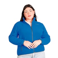 Sudadera Greenlander Eco Fleece Con Fur Tallas Extra Color Azul Claro Para Dama