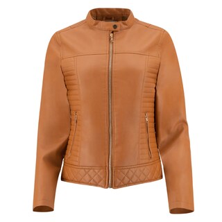 Foto 3 | Foto 3 | Chamarra De Vinipiel Para Mujer Café