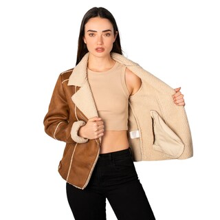 Foto 2 | Foto 2 | Chamarra Greenlander De Gamuza Con Forro De Peluche Para Mujer