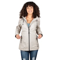 Chamarra Greenlander Rompevientos Con Gorro Desmontable Para Mujer