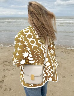 Foto 2 | Foto 2 | Chaqueta Acolchada Yimoon Para Mujer, Ligera, Con Estampado Floral, Color Caqui - Venta Internacional.