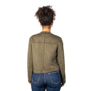 Foto 4 | Foto 4 | Chamarra Greenlander Gamuza Con Botones Para Mujer