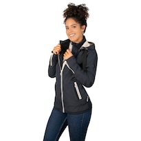 Chamarra Greenlander Rompevientos Con Gorro Desmontable Para Mujer