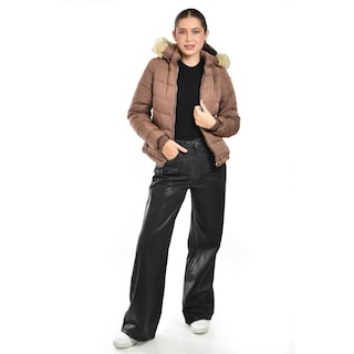 Foto 5 | Foto 5 | Chamarra Acolchada Con Capucha Roman Fashion /juvenil, 7504 (cafe) Cafe
