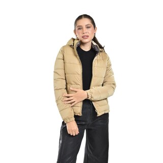 Foto 1 | Foto 1 | Chamarra Doble Vista Con Capucha Roman Fashion /juvenil, 7235 (beige) Beige