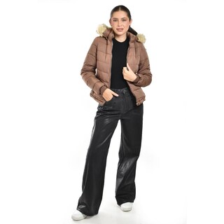 Foto 5 | Foto 5 | Chamarra Acolchada Con Capucha Roman Fashion /juvenil, 7504 (cafe) Cafe