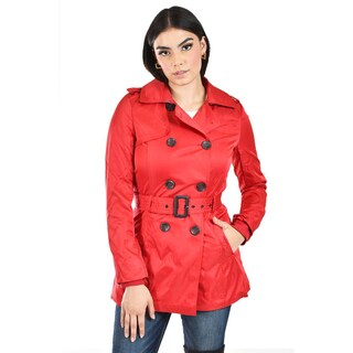 Foto 2 | Foto 2 | Gabardina De Doble Botonadura Roman Fashion /juvenil, 6749 (rojo) Rojo