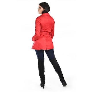 Foto 4 | Foto 4 | Gabardina De Doble Botonadura Roman Fashion /juvenil, 6749 (rojo) Rojo