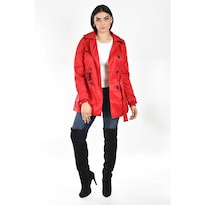 Gabardina De Doble Botonadura Roman Fashion /juvenil, 6749 (rojo) Rojo