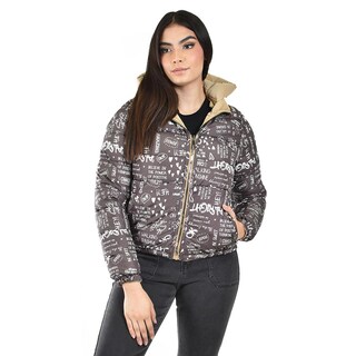 Foto 4 | Foto 4 | Chamarra Acolchada Doble Vista Roman Fashion /juvenil 7580 (beige) Beige