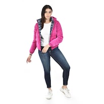 Chamarra Acolchada Doble Vista Roman Fashion /juvenil  7580 (fiusha) Fucsia