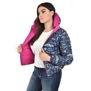 Foto 5 | Foto 5 | Chamarra Acolchada Doble Vista Roman Fashion /juvenil 7580 (fiusha) Fucsia