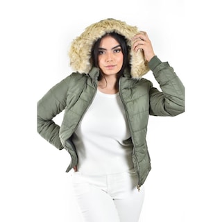 Foto 5 | Foto 5 | Chamarra Acolchada Con Capucha Roman Fashion /juvenil 7504 (verde Militar) Verde Oscuro