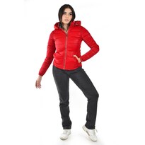 Chamarra Doble Vista Con Capucha Roman Fashion /juvenil 7235 (rojo) Rojo