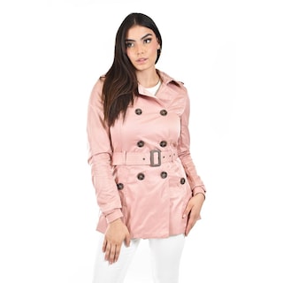 Foto 1 | Foto 1 | Gabardina De Doble Botonadura Roman Fashion /juvenil 6749 (palo De Rosa) Rosa