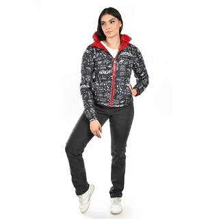 Foto 5 | Foto 5 | Chamarra Doble Vista Con Capucha Roman Fashion /juvenil 7235 (rojo) Rojo