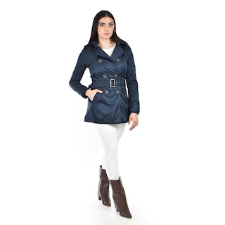 Foto 5 | Foto 5 | Gabardina De Doble Botonadura Roman Fashion /juvenil 6749 (azul Marino) Azul Marino