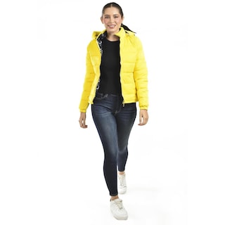 Foto 5 | Foto 5 | Chamarra Doble Vista Con Capucha Roman Fashion /juvenil 7235 (amarillo) Amarillo