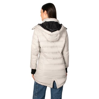 Foto 1 | Foto 1 | Chamarra Greenlander Capitonada Larga Con Capucha Para Mujer