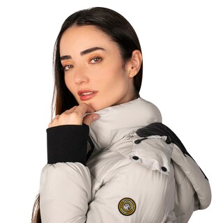 Foto 4 | Foto 4 | Chamarra Greenlander Capitonada Larga Con Capucha Para Mujer