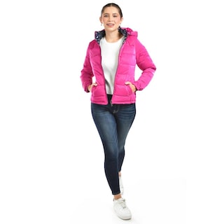 Foto 5 | Foto 5 | Chamarra Doble Vista Con Capucha Roman Fashion /juvenil 7235 (rosa) Fucsia