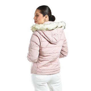 Foto 3 | Foto 3 | Chamarra Acolchada Con Capucha Roman Fashion /juvenil 7504 (rosa Palo) Rosa