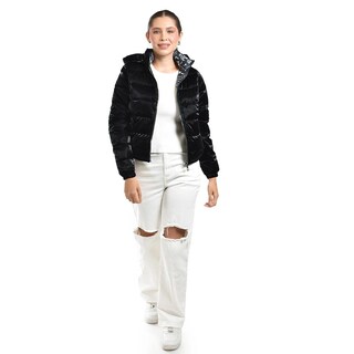 Foto 4 | Foto 4 | Chamarra Acolchada Doble Vista Roman Fashion /juvenil 7580 (negro) Negro