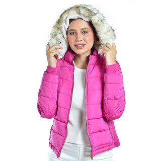 Foto 4 | Foto 4 | Chamarra Acolchada Con Capucha Roman Fashion /juvenil 7504 (fiusha) Fucsia