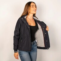 Chamarra Greenlander Impermeable Para Mujer Con Capucha Desmontable