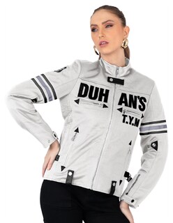 Foto 1 | Foto 1 | Chamarra Mujer Biker Con Proteccion Blanco Roosevelt A317