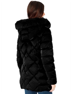 Foto 2 | Foto 2 | Chamarra Cazadora Mujer Con Gorro Capitonada Negro Roosevelt A267