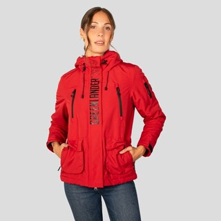 Foto 4 | Foto 4 | Chamarra Greenlander Para Mujer Chubasquera Rompevientos Con Gorro Fijo Y Cierres Waterproof