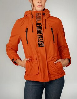 Foto 1 | Foto 1 | Chamarra Greenlander Para Mujer Chubasquera Rompevientos Con Gorro Fijo Y Cierres Waterproof