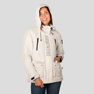 Foto 2 | Foto 2 | Chamarra Greenlander Para Mujer Chubasquera Rompevientos Con Gorro Fijo Y Cierres Waterproof