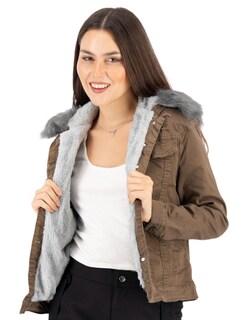 Foto 4 | Foto 4 | Chamarra Plus Mujer Con Gorro Afelpada