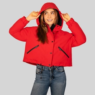Foto 3 | Foto 3 | Chamarra Greenlander Para Mujer Bomber Con Capucha Fija