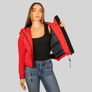 Foto 4 | Foto 4 | Chamarra Greenlander Para Mujer Bomber Con Capucha Fija
