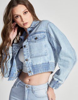 Foto 3 | Foto 3 | Chamarra Bomber Mezclilla Mujer 4194stme Seven Jeans