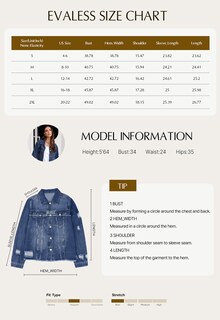 Foto 5 | Foto 5 | Chaqueta Vaquera De Mezclilla Evaless Para Mujer Color Gris Talla M - Venta Internacional.