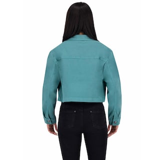 Foto 2 | Foto 2 | Chamarra Crop Britos Jeans Verde Gabardina 025347 para Mujer