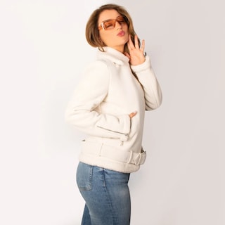 Foto 3 | Foto 3 | Chamarra Para Mujer Estilo Biker Con Sherpa Greenlander
