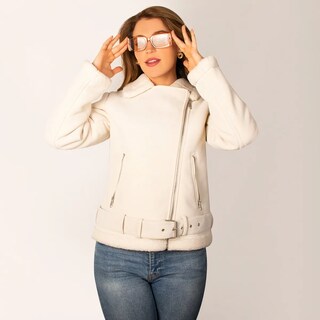 Foto 1 | Foto 1 | Chamarra Para Mujer Estilo Biker Con Sherpa Greenlander