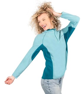 Foto 2 | Foto 2 | Sudadera Mujer Greenlander Fleece Bicolor Ligero