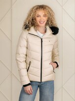 Chamarra Mujer Greenlander  Larga De Pluma