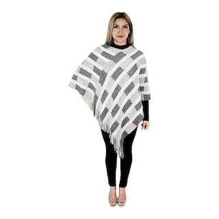 Foto 4 | Foto 4 | Poncho Tejido Vasarelli Gris para Mujer