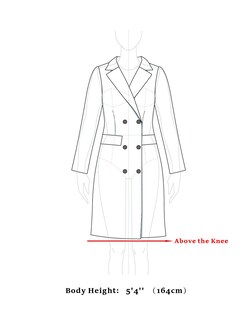 Foto 7 | Foto 7 | Abrigo Allegra K Verde para Mujer - Venta Internacional