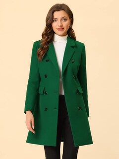 Foto 2 | Foto 2 | Abrigo de Invierno Allegra K Verde para Mujer - Venta Internacional