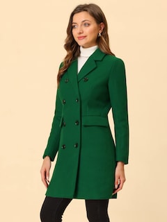 Foto 3 | Foto 3 | Abrigo de Invierno Allegra K Verde para Mujer - Venta Internacional