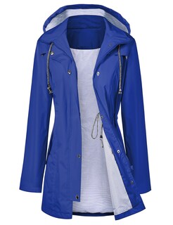 Foto 1 | Foto 1 | Gabardina Impermeable Lomon Con Capucha Larga Para Mujer - Venta Internacional.
